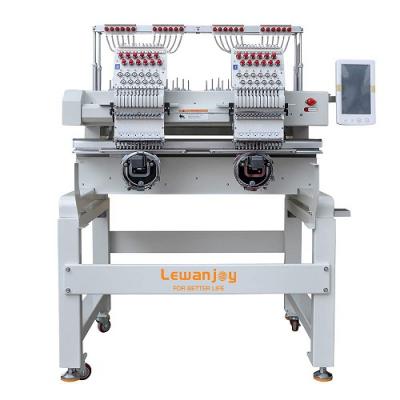 Lewanjoy Newest Technology Embroidery Machine Two Head 12/15 Needles High Performance For Cap Embroidery Machine - 副本 - 副本